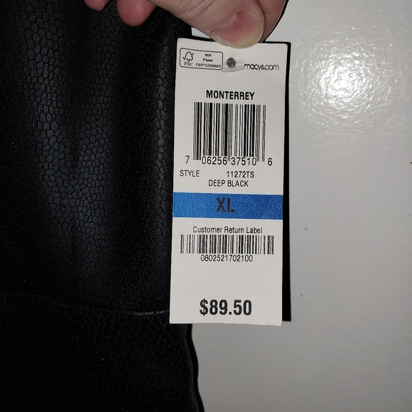 Faux leather like snake print dress - Picture 5 of 7